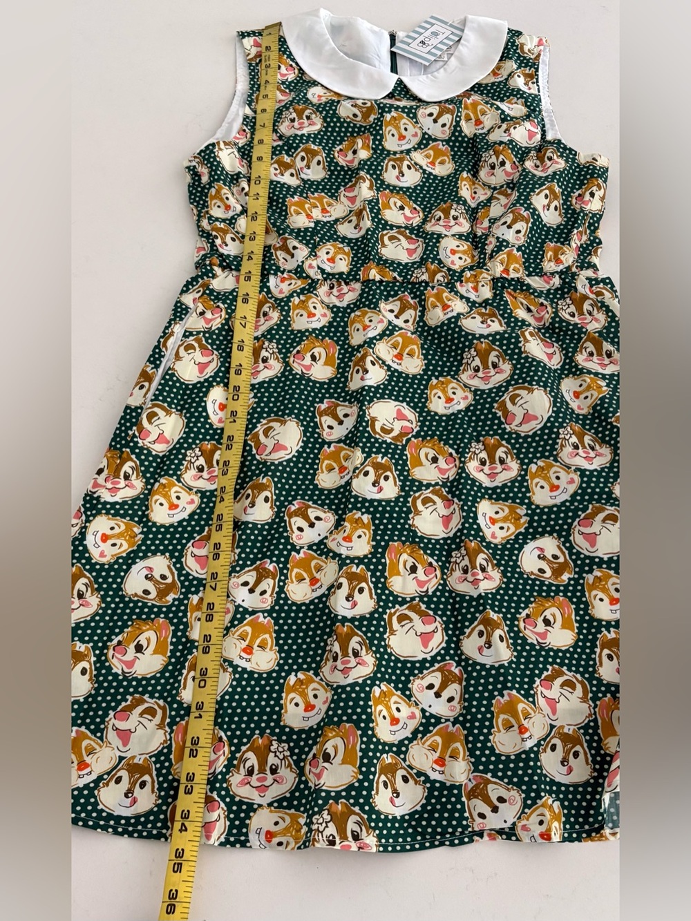 Tulip B Polka Dots Squirrel Print Midi Dress - Picture 10 of 10